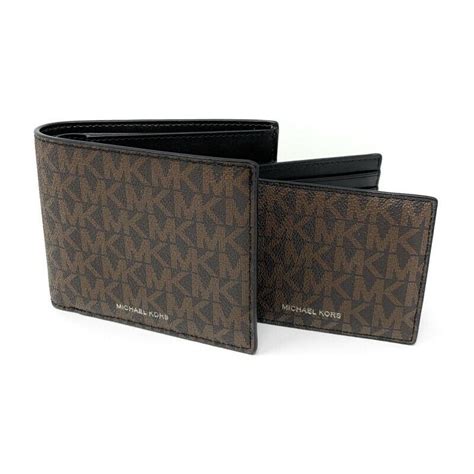 Michael Kors Men's Cooper Billfold with Pocket Wallet Signature 